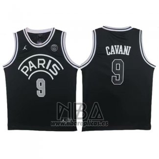 Camiseta AJ x PSG Cavani NO 9 Negro