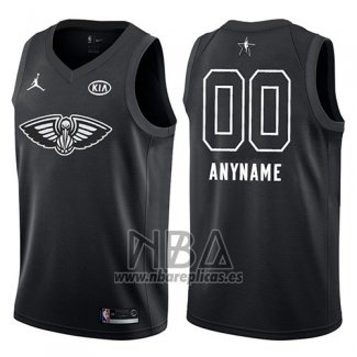 Camiseta All Star 2018 New Orleans Pelicans Nike Personalizada Negro