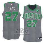 Camiseta Boston Celtics Daniel Theis NO 27 Navidad 2018 Verde