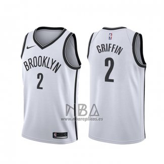 Camiseta Brooklyn Nets Blake Griffin NO 2 Association 2020 Blanco