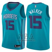 Camiseta Charlotte Hornets Kemba Walker NO 15 Icon 2017-18 Verde