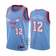 Camiseta Chicago Bulls Daniel Gafford NO 12 Ciudad Azul