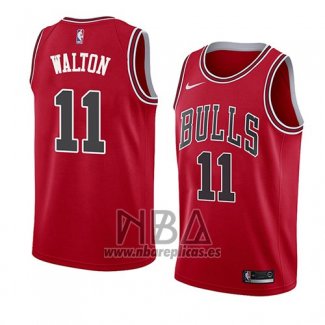 Camiseta Chicago Bulls Derrick Walton NO 11 Icon 2018 Rojo