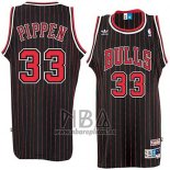 Camiseta Chicago Bulls Scottie Pippen NO 33 Retro Negro2