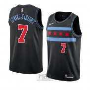 Camiseta Chicago Bulls Timothe Luwawu-Cabarrot NO 7 Ciudad 2018-19 Negro