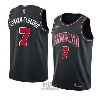 Camiseta Chicago Bulls Timothe Luwawu-Cabarrot NO 7 Statement 2018 Negro