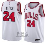 Camiseta Chicago Bulls Tony Allen NO 24 Association 2018 Blanco