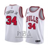 Camiseta Chicago Bulls Wendell Carter Jr. NO 34 Association 2018 Blanco