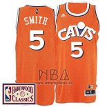 Camiseta Cleveland Cavaliers J.R. Smith NO 5 Retro Naranja