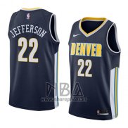 Camiseta Denver Nuggets Richard Jefferson NO 22 Icon 2018 Azul