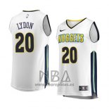 Camiseta Denver Nuggets Tyler Lydon NO 20 Association 2017-18 Blanco