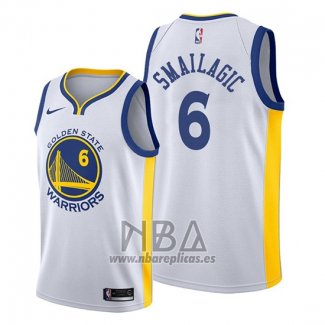 Camiseta Golden State Warriors Alen Smailagic NO 6 Association Blanco