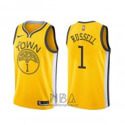 Camiseta Golden State Warriors D'angelo Russell Earned NO 1 Amarillo