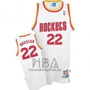 Camiseta Houston Rockets Clyde Drexler NO 22 Retro Blanco