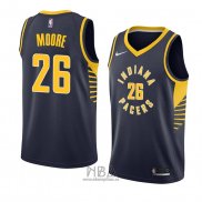 Camiseta Indiana Pacers Ben Moore NO 26 Icon 2018 Azul