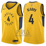 Camiseta Indiana Pacers Victor Oladipo NO 4 Statement 2017-18 Amarillo