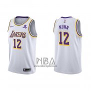 Camiseta Los Angeles Lakers Kendrick Nunn NO 12 Association 2021-22 Blanco