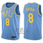 Camiseta Los Angeles Lakers Kobe Bryant NO 8 Classic 2017-18 Azul