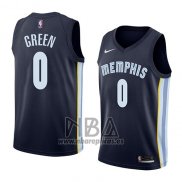 Camiseta Memphis Grizzlies Jamychal Green NO 0 Icon 2018 Azul