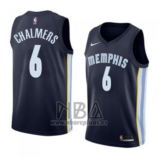 Camiseta Memphis Grizzlies Mario Chalmers NO 6 Icon 2018 Azul