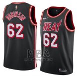 Camiseta Miami Heat Duncan Robinson NO 62 Classic 2018 Negro