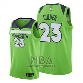 Camiseta Minnesota Timberwolves Jarrett Culver NO 23 Statement 2019-20 Verde