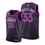 Camiseta Minnesota Timberwolves Keita Bates-Diop NO 33 Ciudad Edition Violeta