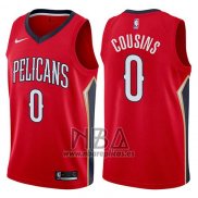 Camiseta New Orleans Pelicans Demarcus Cousins NO 0 Statement 2017-18 Rojo