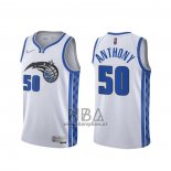 Camiseta Orlando Magic Cole Anthony NO 50 Earned 2020-21 Blanco