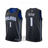 Camiseta Orlando Magic Jonathan Isaac NO 1 Statement Negro