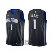 Camiseta Orlando Magic Jonathan Isaac NO 1 Statement Negro