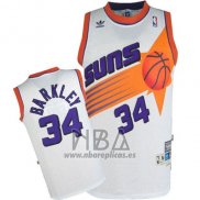 Camiseta Phoenix Suns Charles Barkley NO 34 Retro Blanco