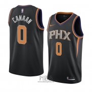 Camiseta Phoenix Suns Isaiah Canaan NO 0 Statement 2018 Negro