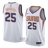 Camiseta Phoenix Suns Mikal Bridges NO 25 Association 2018 Blanco