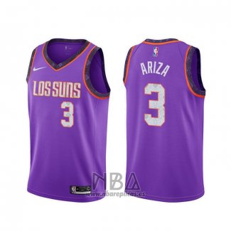 Camiseta Phoenix Suns Trevor Ariza NO 3 Ciudad Violeta