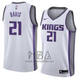 Camiseta Sacramento Kings Deyonta Davis NO 21 Association 2018 Blanco