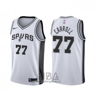 Camiseta San Antonio Spurs Demarre Carroll NO 10 Association 2019-20 Blanco