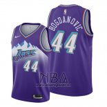 Camiseta Utah Jazz Bojan Bogdanovic NO 44 Hardwood Classics 2019-20 Violeta