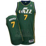 Camiseta Utah Jazz Pete Maravich NO 7 Retro Verde