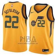 Camiseta Utah Jazz Thabo Sefolosha NO 22 Statement 2018 Amarillo