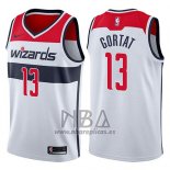 Camiseta Washington Wizards Marcin Gortat NO 13 Association 2017-18 Blanco