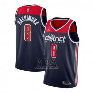 Camiseta Washington Wizards Rui Hachimura NO 8 Statement 2020-21 Azul