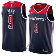 Camiseta Washington Wizards Sheldon Mac NO 9 Statement 2018 Negro