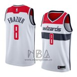 Camiseta Washington Wizards Tim Frazier NO 8 Association 2018 Blanco