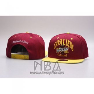 Gorra Cleveland Cavaliers Snapback Rojo Amarillo