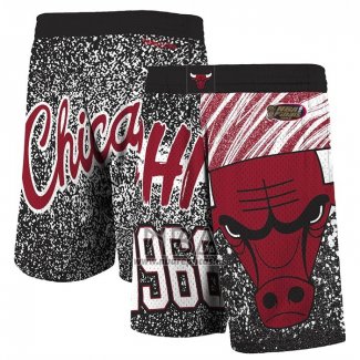 Pantalone Chicago Bulls Mitchell & Ness 1966 Negro