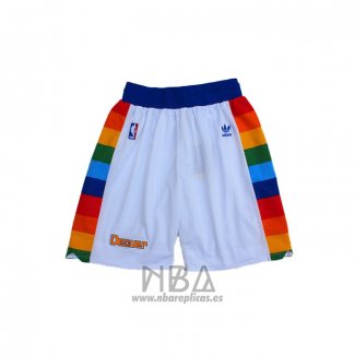 Pantalone Denver Nuggets Retro Blanco