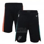 Pantalone San Antonio Spurs Ciudad 2020-21 Negro