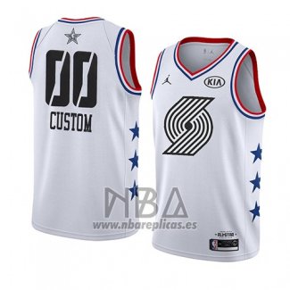 Camiseta All Star 2019 Portland Trail Blazers Personalizada Blanco