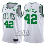 Camiseta Boston Celtics Al Horford NO 42 2017-18 Blanco